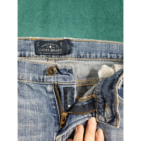 Lucky Brand Jeans Size 4 Womens Blue Stretch Pants Mid Rise Sienna Cigarette - Picture 5 of 13